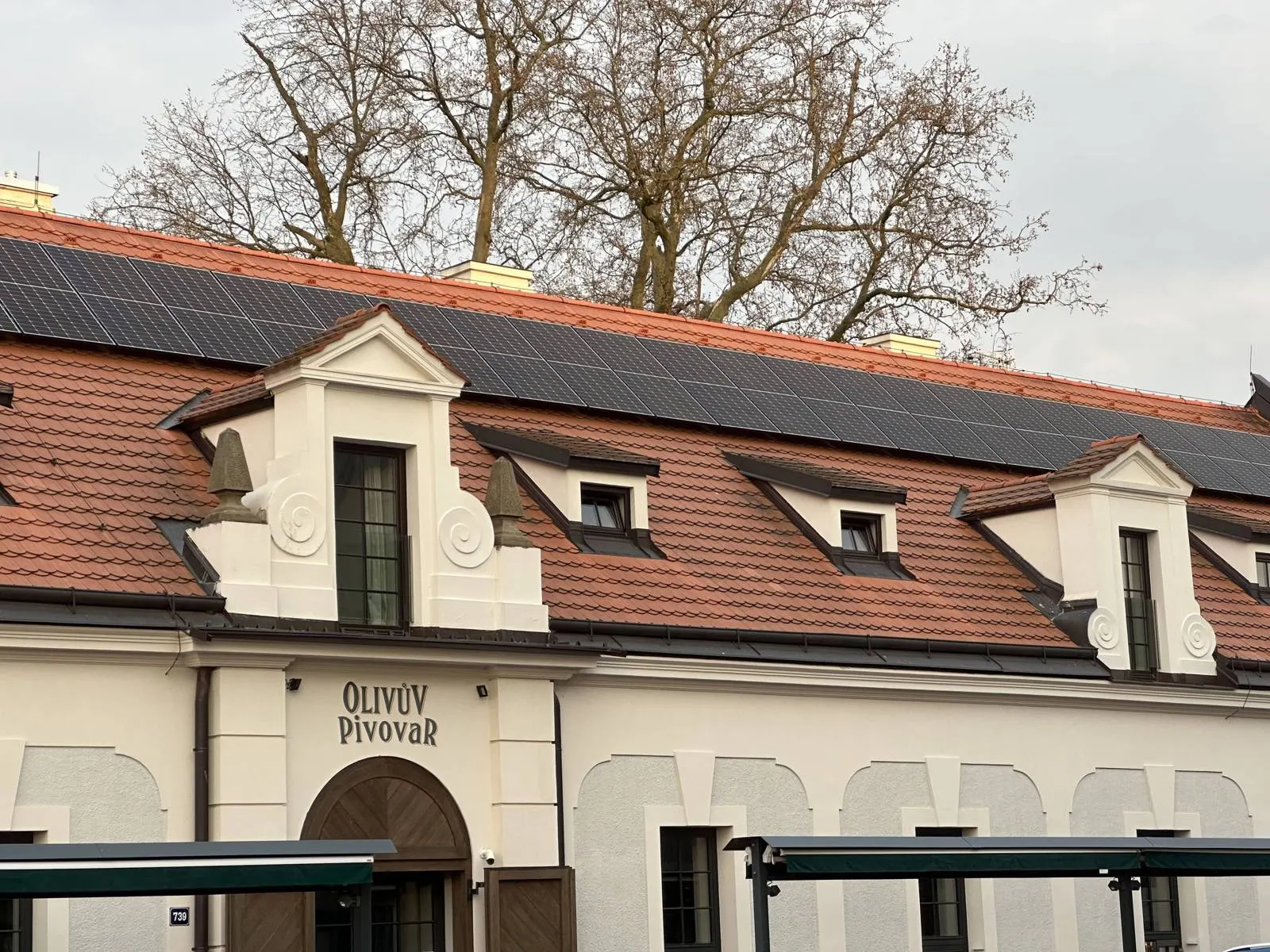 Olivův Pivovar – Dolní Břežany – 17,29 kWp – fotografie 2