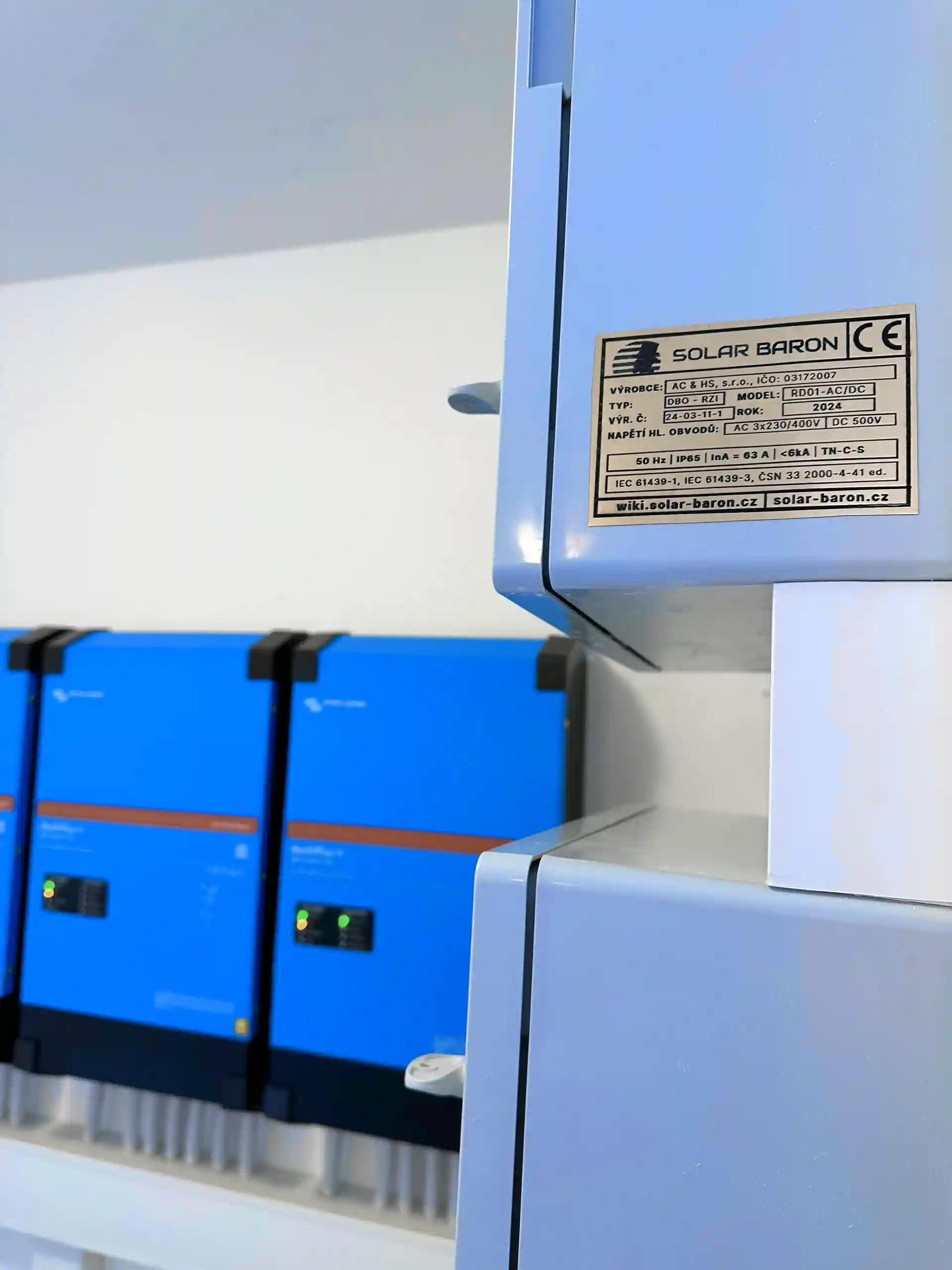 optiBaron – rozváděč fotovoltaické elektrárny pro rodinný dům, Vysoké Mýto