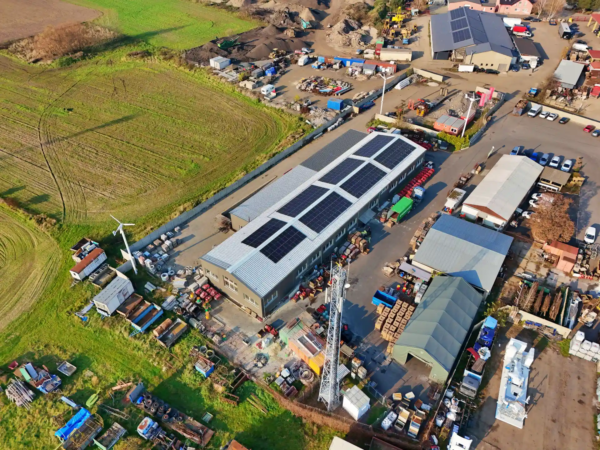 Firemní fotovoltaika Hastex & Haspr – 99,36 kWp – fotografie 2