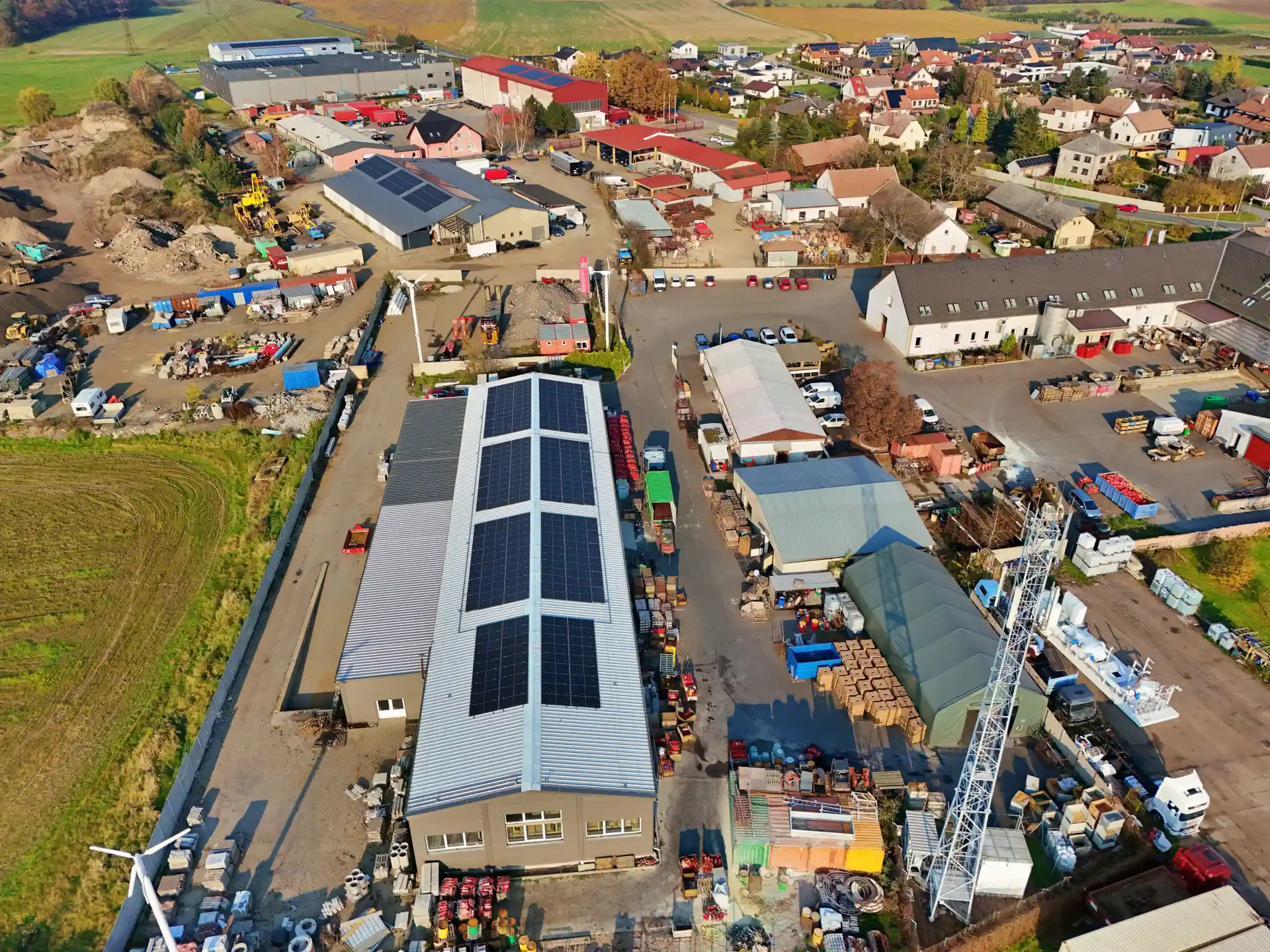 Firemní fotovoltaika Hastex & Haspr – 99,36 kWp – fotografie 3